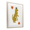 Stupell Industries Leopard & Hearts Card Framed Print Under Glass, design by Svetlana Aleynikova